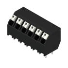 WEIDMÜLLER - Leiterplattenklemme, 5.00mm, Polzahl:6, Abgang: 135°, PUSH IN