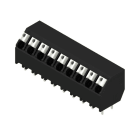 WEIDMÜLLER - Leiterplattenklemme, 5.00mm, Polzahl:9, Abgang: 135°, PUSH IN