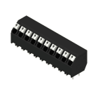 WEIDMÜLLER - Leiterplattenklemme, 5.00mm, Polzahl:10, Abgang: 135°, PUSH IN