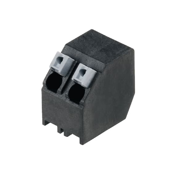 WEIDMÜLLER - Leiterplattenklemme, 5.00mm, Polzahl:2, Abgang: 135°, PUSH IN