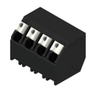 WEIDMÜLLER - Leiterplattenklemme, 5.00mm, Polzahl:4, Abgang: 135°, PUSH IN