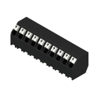 WEIDMÜLLER - Leiterplattenklemme, 5.00mm, Polzahl:10, Abgang: 135°, PUSH IN