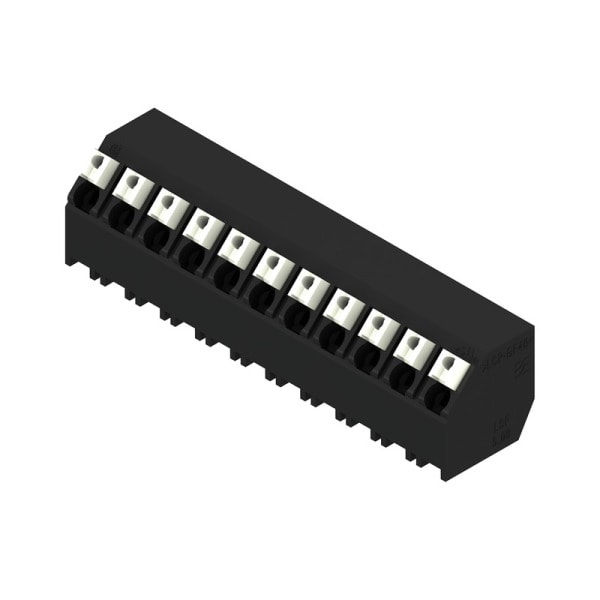 WEIDMÜLLER - Leiterplattenklemme, 5.08mm, Polzahl:11, Abgang: 135°, PUSH IN