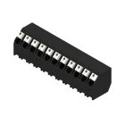 WEIDMÜLLER - Leiterplattenklemme, 5.08mm, Polzahl:11, Abgang: 135°, PUSH IN