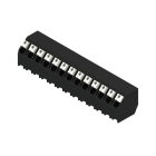WEIDMÜLLER - Leiterplattenklemme, 5.08mm, Polzahl:13, Abgang: 135°, PUSH IN