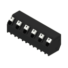 WEIDMÜLLER - Leiterplattenklemme, 7.62mm, Polzahl:6, Abgang: 135°, PUSH IN