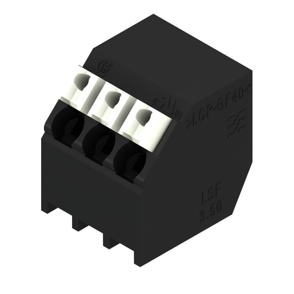 WEIDMÜLLER - Leiterplattenklemme, 3.50mm, Polzahl:3, Abgang: 135°, PUSH IN