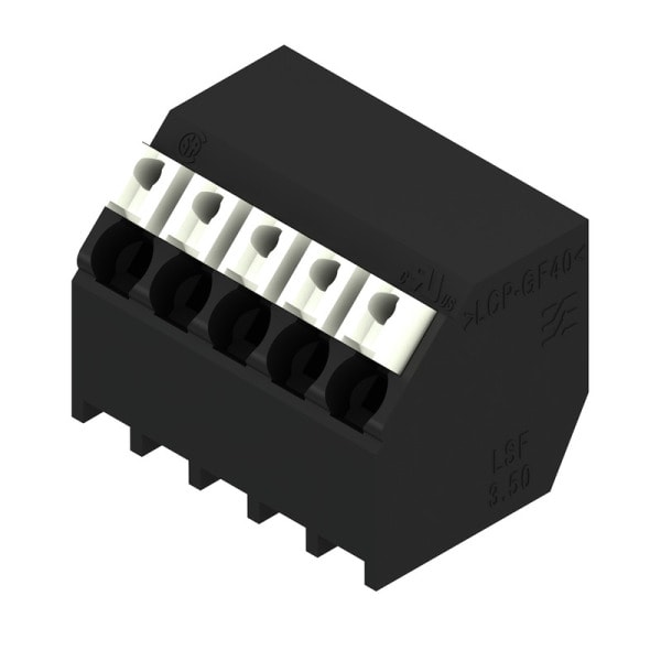 WEIDMÜLLER - Leiterplattenklemme, 3.50mm, Polzahl:5, Abgang: 135°, PUSH IN
