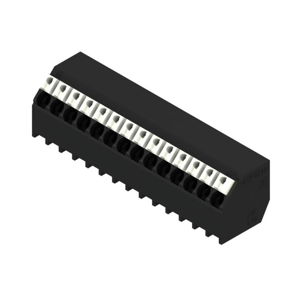 WEIDMÜLLER - Leiterplattenklemme, 3.50mm, Polzahl:14, Abgang: 135°, PUSH IN