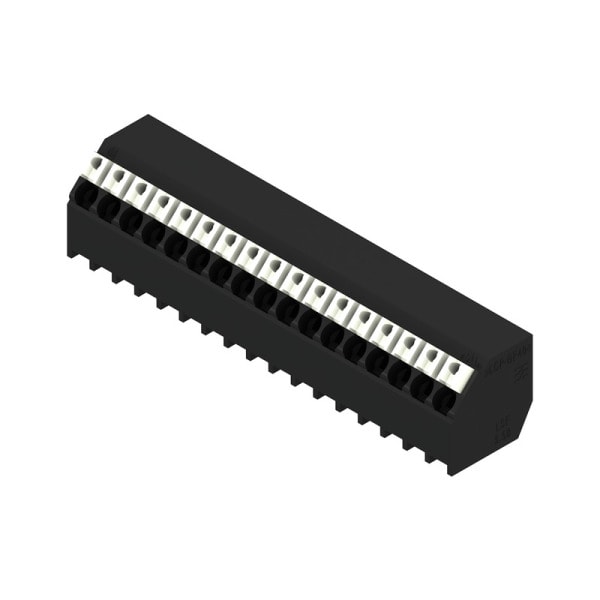 WEIDMÜLLER - Leiterplattenklemme, 3.50mm, Polzahl:17, Abgang: 135°, PUSH IN