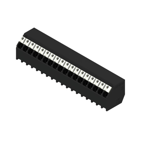 WEIDMÜLLER - Leiterplattenklemme, 3.50mm, Polzahl:18, Abgang: 135°, PUSH IN