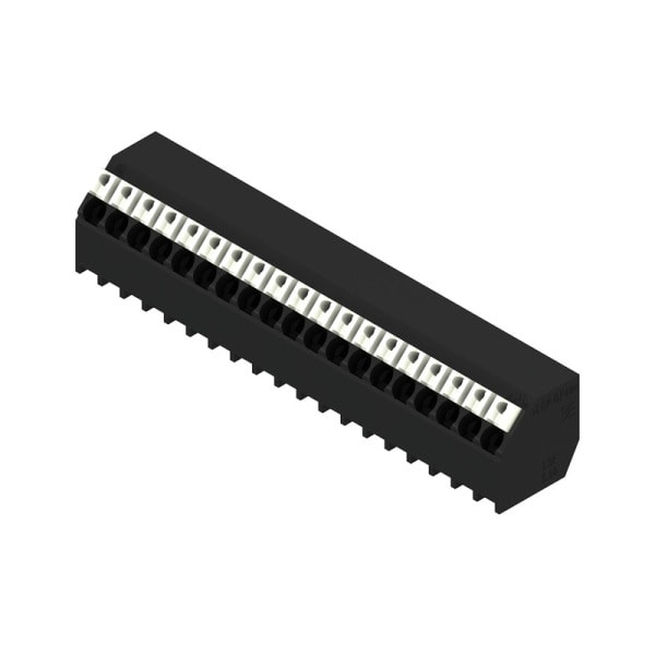 WEIDMÜLLER - Leiterplattenklemme, 3.50mm, Polzahl:19, Abgang: 135°, PUSH IN