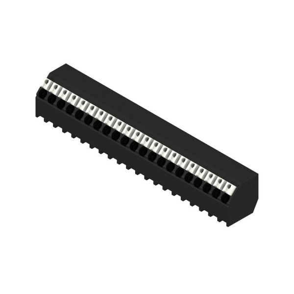 WEIDMÜLLER - Leiterplattenklemme, 3.81mm, Polzahl:21, Abgang: 135°, PUSH IN