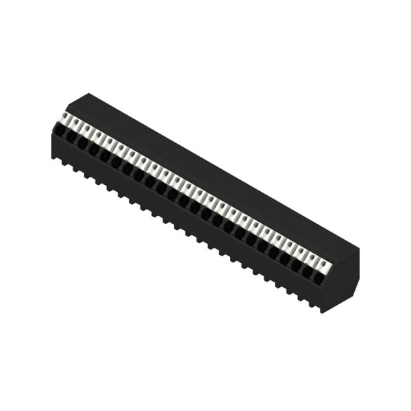WEIDMÜLLER - Leiterplattenklemme, 3.81mm, Polzahl:24, Abgang: 135°, PUSH IN