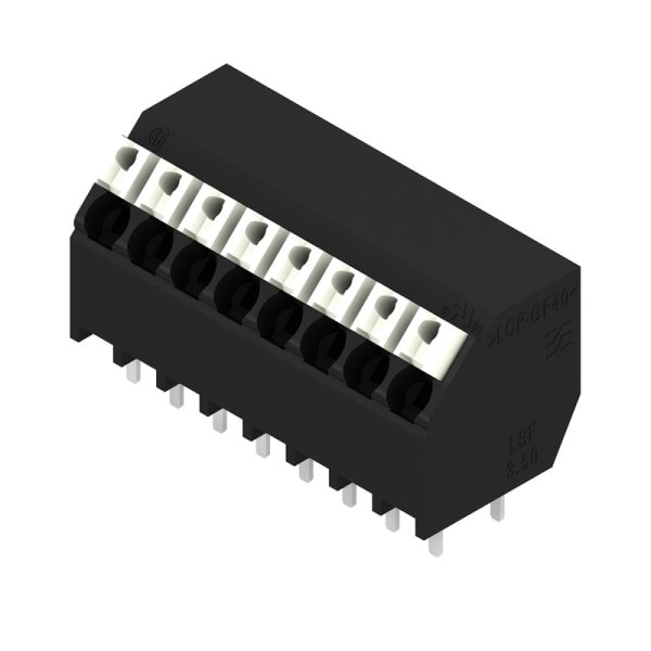 WEIDMÜLLER - Leiterplattenklemme, 3.50mm, Polzahl:8, Abgang: 135°, PUSH IN