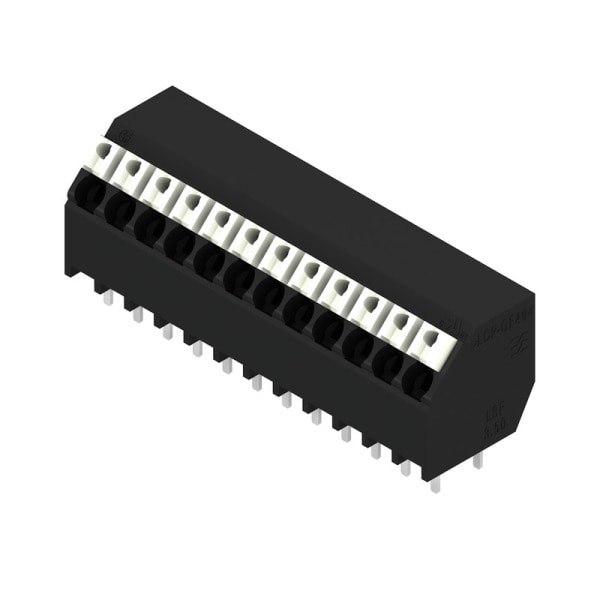 WEIDMÜLLER - Leiterplattenklemme, 3.50mm, Polzahl:12, Abgang: 135°, PUSH IN