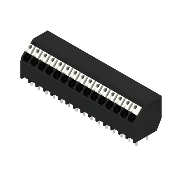 WEIDMÜLLER - Leiterplattenklemme, 3.50mm, Polzahl:15, Abgang: 135°, PUSH IN