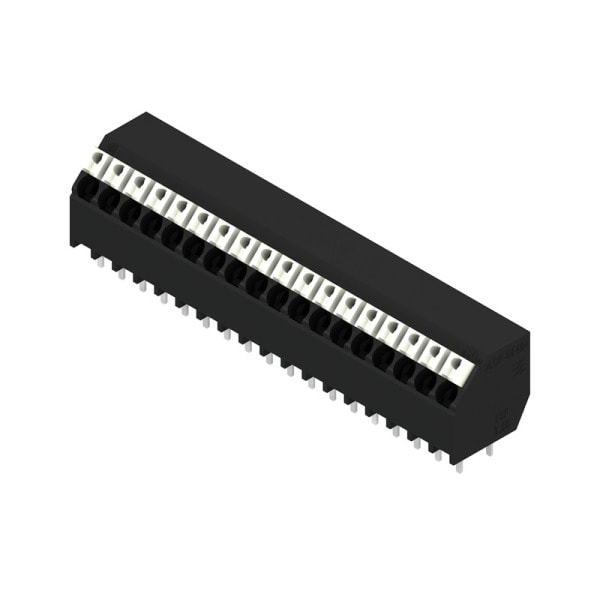 WEIDMÜLLER - Leiterplattenklemme, 3.50mm, Polzahl:18, Abgang: 135°, PUSH IN