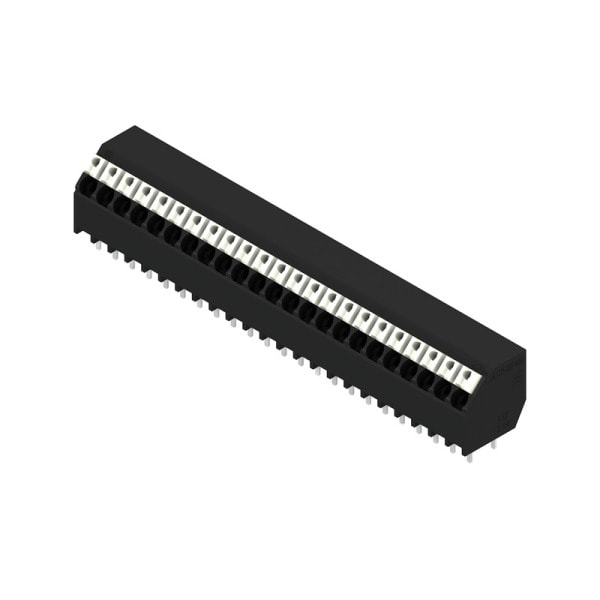 WEIDMÜLLER - Leiterplattenklemme, 3.50mm, Polzahl:23, Abgang: 135°, PUSH IN
