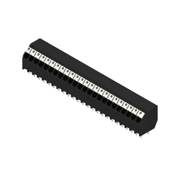 WEIDMÜLLER - Leiterplattenklemme, 3.50mm, Polzahl:24, Abgang: 135°, PUSH IN