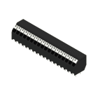 WEIDMÜLLER - Leiterplattenklemme, 3.81mm, Polzahl:18, Abgang: 135°, PUSH IN