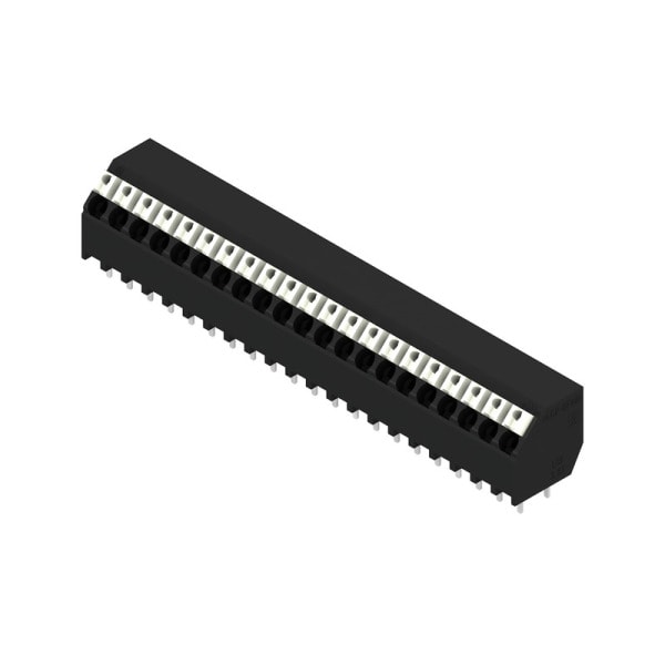 WEIDMÜLLER - Leiterplattenklemme, 3.81mm, Polzahl:21, Abgang: 135°, PUSH IN