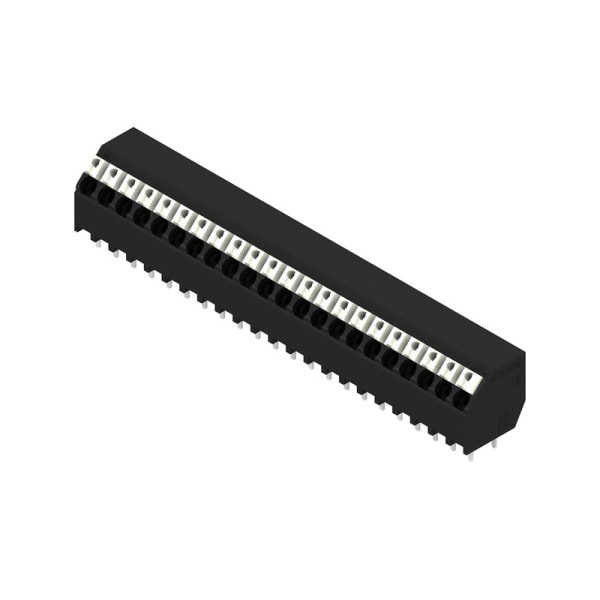 WEIDMÜLLER - Leiterplattenklemme, 3.81mm, Polzahl:22, Abgang: 135°, PUSH IN