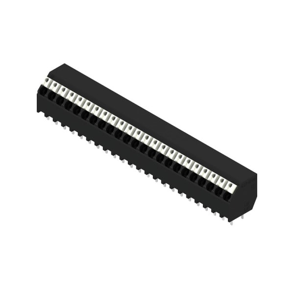 WEIDMÜLLER - Leiterplattenklemme, 3.81mm, Polzahl:23, Abgang: 135°, PUSH IN