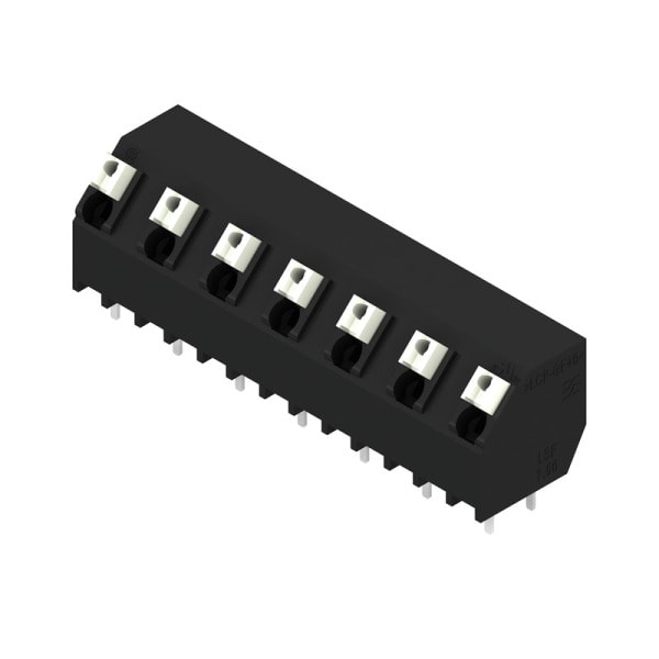 WEIDMÜLLER - Leiterplattenklemme, 7.50mm, Polzahl:7, Abgang: 135°, PUSH IN