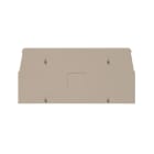 WEIDMÜLLER - Abschlussplatte, 1.5 mm, dunkelbeige