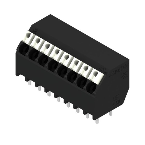 WEIDMÜLLER - Leiterplattenklemme, 3.50mm, Polzahl:8, Abgang: 135°, PUSH IN