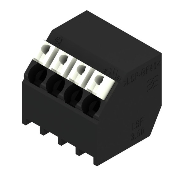 WEIDMÜLLER - Leiterplattenklemme, 3.50mm, Polzahl:4, Abgang: 135°, PUSH IN