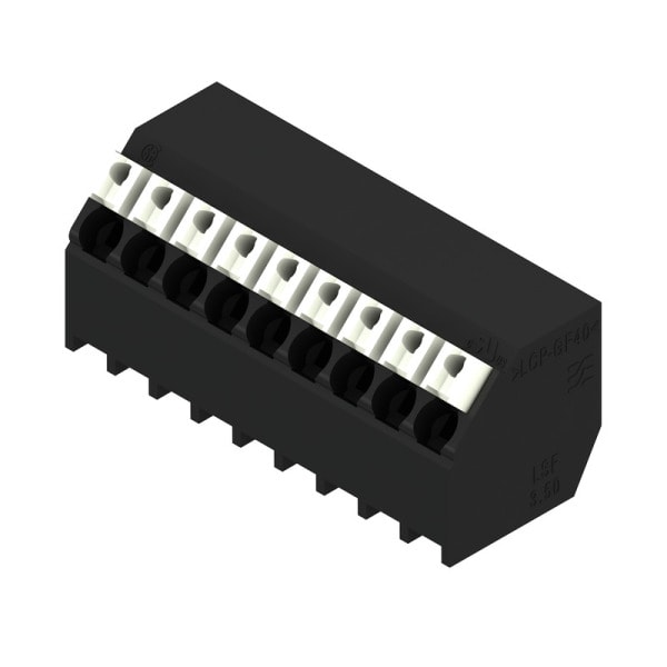 WEIDMÜLLER - Leiterplattenklemme, 3.50mm, Polzahl:9, Abgang: 135°, PUSH IN