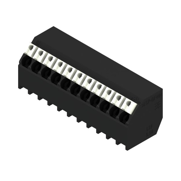 WEIDMÜLLER - Leiterplattenklemme, 3.50mm, Polzahl:11, Abgang: 135°, PUSH IN