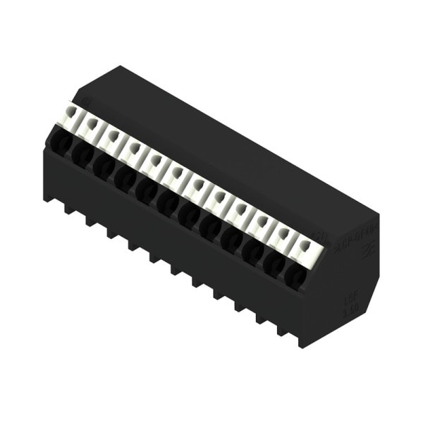 WEIDMÜLLER - Leiterplattenklemme, 3.50mm, Polzahl:12, Abgang: 135°, PUSH IN