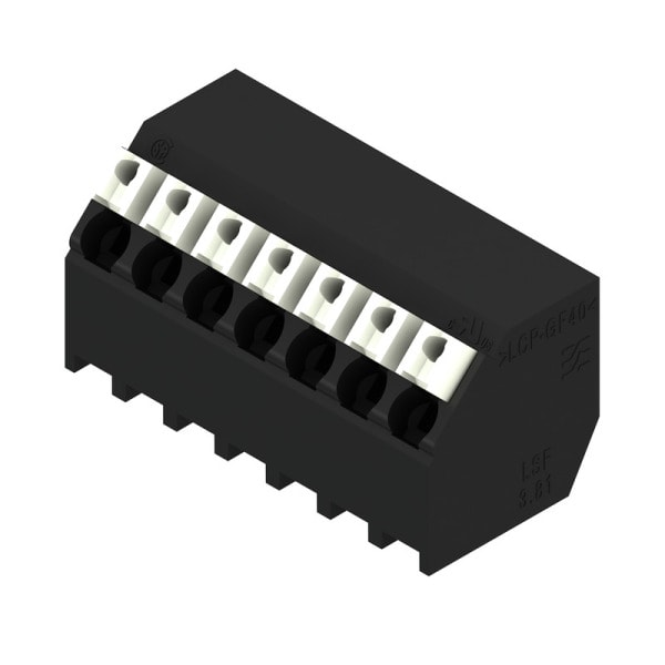 WEIDMÜLLER - Leiterplattenklemme, 3.81mm, Polzahl:7, Abgang: 135°, PUSH IN