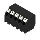 WEIDMÜLLER - Leiterplattenklemme, 5.00mm, Polzahl:5, Abgang: 135°, PUSH IN