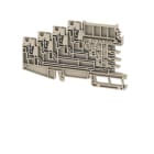 WEIDMÜLLER - Mehrstock-Reihenklemme, Zugfederanschluss, 2.5mm², 250V, 10A, dunkelbeige