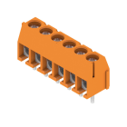 WEIDMÜLLER - Leiterplattenklemme, 3.50mm, Polzahl:6, Abgang: 90°, Druckbügel-Anschluss