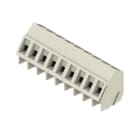 WEIDMÜLLER - Leiterplattenklemme, 5.00mm, Polzahl:9, Abgang: 135°, Zugbügelanschluss