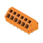 WEIDMÜLLER - Leiterplattenklemme, 5.00mm, Polzahl:6, Abgang: 135°