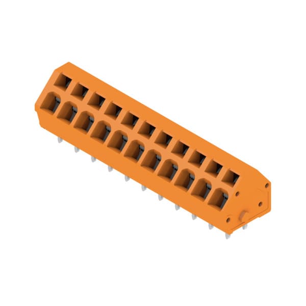 WEIDMÜLLER - Leiterplattenklemme, 5.00mm, Polzahl:11, Abgang: 135°