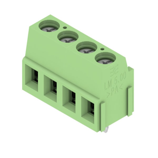 WEIDMÜLLER - Leiterplattenklemme, 5.08mm, Polzahl:4, Abgang: 90°, Zugbügelanschluss