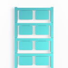 WEIDMÜLLER - Gerätemarkierung, selbstklebend, 27mm, PA 66, blau