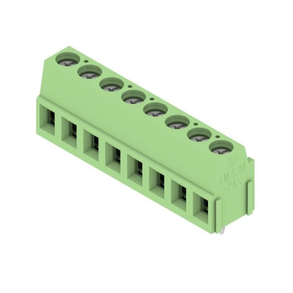 WEIDMÜLLER - Leiterplattenklemme, 5.08mm, Polzahl:8, Abgang: 90°, Zugbügelanschluss