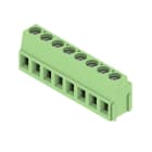 WEIDMÜLLER - Leiterplattenklemme, 5.08mm, Polzahl:8, Abgang: 90°, Zugbügelanschluss