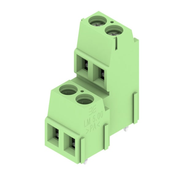WEIDMÜLLER - Leiterplattenklemme, 5.08mm, Polzahl:4, Abgang: 90°, Zugbügelanschluss