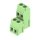 WEIDMÜLLER - Leiterplattenklemme, 5.08mm, Polzahl:4, Abgang: 90°, Zugbügelanschluss