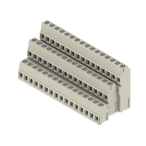 WEIDMÜLLER - Leiterplattenklemme, 5.08mm, Polzahl:48, Abgang: 90°, Zugbügelanschluss