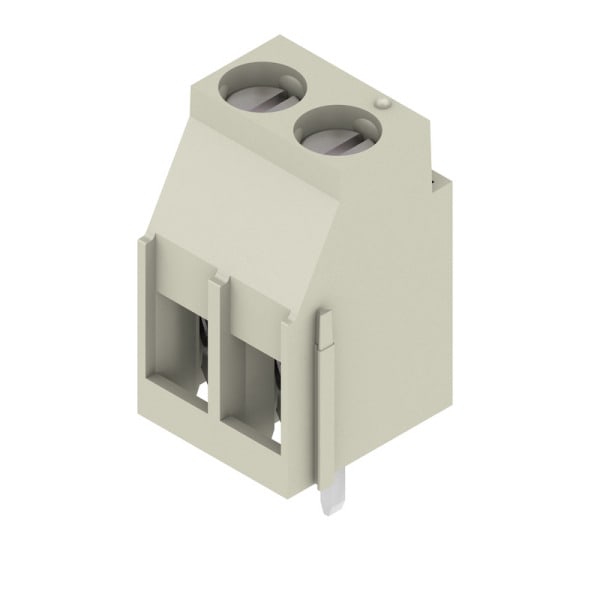 WEIDMÜLLER - Leiterplattenklemme, 5.00mm, Polzahl:2, Abgang: 90°, Zugbügelanschluss